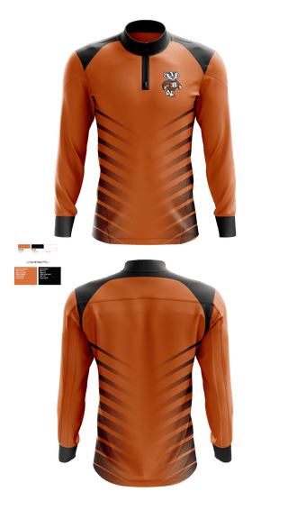 Quarter Zip Jacket, Buckholts High School Volleyball, Women's Volleyball, Teamtime, Team time, sublimation, custom sports apparel, team uniforms, spirit wear, spiritwear, sports uniforms, custom shirts, team store, custom team store, fundraiser sports, apparel fundraiser