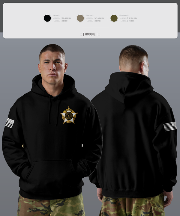 Hoodie, Deputy Cleveland, Police, Teamtime, Team time, sublimation, custom sports apparel, team uniforms, spirit wear, spiritwear, sports uniforms, custom shirts, team store, custom team store, fundraiser sports, apparel fundraiser