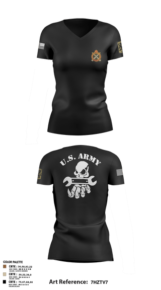 Womens Short Sleeve Vneck Shirt, 411TH CBRN COMPANY411TH CBRN COMPANY411TH CHEMICAL COMPANY, Army, Teamtime, Team time, sublimation, custom sports apparel, team uniforms, spirit wear, spiritwear, sports uniforms, custom shirts, team store, custom team store, fundraiser sports, apparel fundraiser