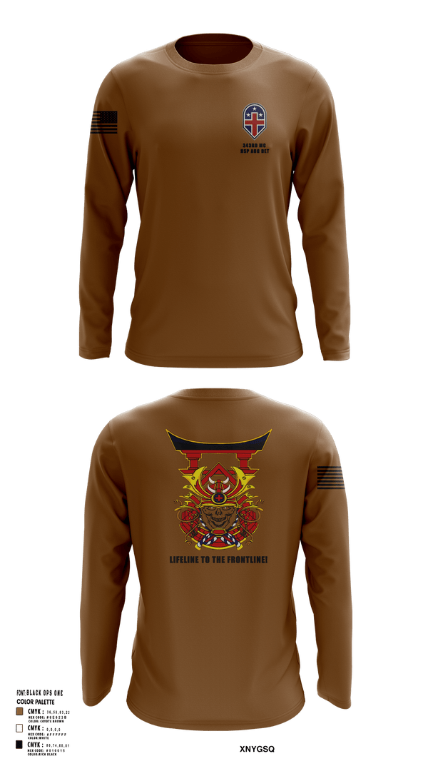 Long Sleeve Performance Shirt, 343rd Medical Hospital Augmentation Detachment, , Teamtime, Team time, sublimation, custom sports apparel, team uniforms, spirit wear, spiritwear, sports uniforms, custom shirts, team store, custom team store, fundraiser sports, apparel fundraiser