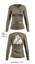 222nd 96805747 Women's Long Sleeve V-neck Shirt - 2