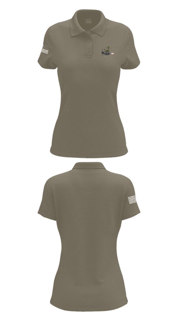 Women's Short Sleeve Performance Polo, 109 Airlift Wing, Air Force, Teamtime, Team time, sublimation, custom sports apparel, team uniforms, spirit wear, spiritwear, sports uniforms, custom shirts, team store, custom team store, fundraiser sports, apparel fundraiser