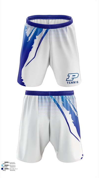 Miami Palmetto Senior High School Tennis 59716811 Athletic Shorts With Pockets - 1