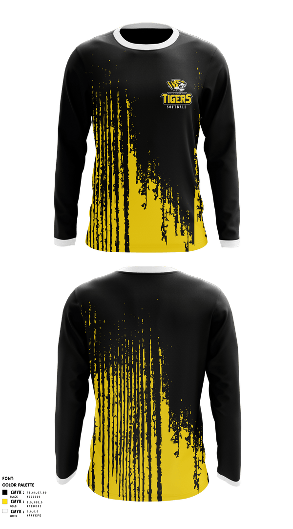 Long Sleeve Performance Shirt, Halls Junior High School, Softball, Teamtime, Team time, sublimation, custom sports apparel, team uniforms, spirit wear, spiritwear, sports uniforms, custom shirts, team store, custom team store, fundraiser sports, apparel fundraiser