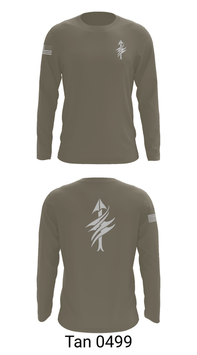 3rd Battalion 2nd Marines Scout Sniper Platoon 1879947 Long Sleeve Performance Shirt 66