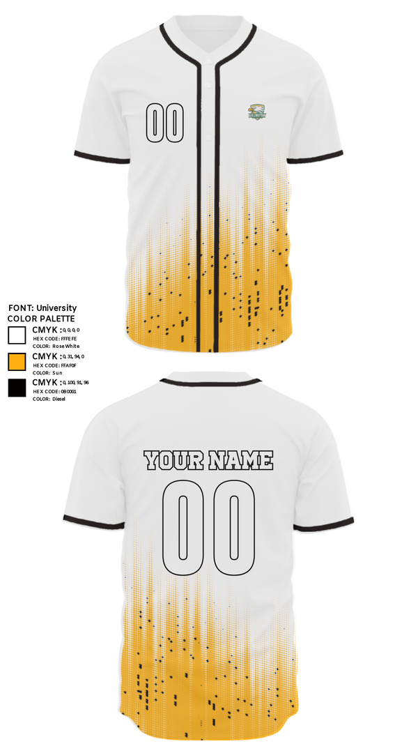 Two Button Baseball Jersey, Arlington Christian Eagles Baseball, Baseball, Teamtime, Team time, sublimation, custom sports apparel, team uniforms, spirit wear, spiritwear, sports uniforms, custom shirts, team store, custom team store, fundraiser sports, apparel fundraiser