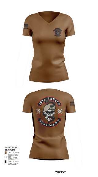 Womens Short Sleeve Vneck Shirt, Green Beret, Space Force, Teamtime, Team time, sublimation, custom sports apparel, team uniforms, spirit wear, spiritwear, sports uniforms, custom shirts, team store, custom team store, fundraiser sports, apparel fundraiser