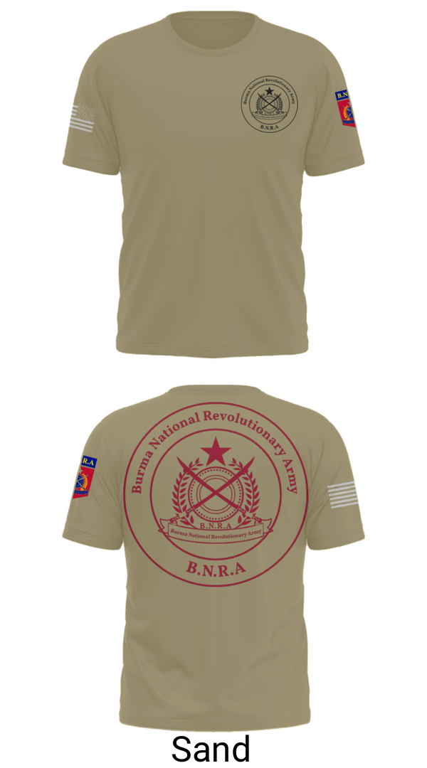 Short Sleeve Performance Shirt, B.N.R.A, Army, Teamtime, Team time, sublimation, custom sports apparel, team uniforms, spirit wear, spiritwear, sports uniforms, custom shirts, team store, custom team store, fundraiser sports, apparel fundraiser