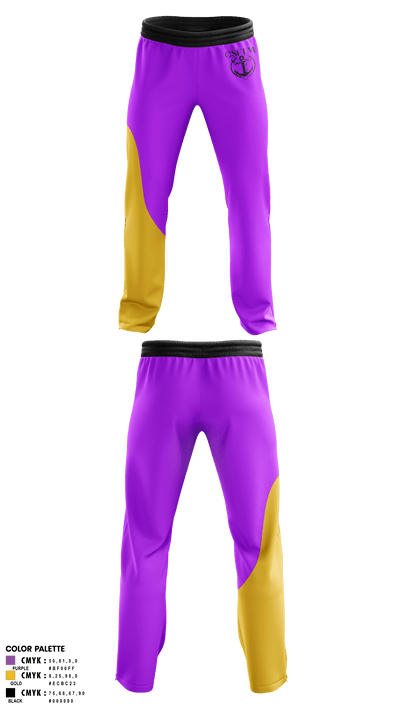 Cudahy High School Swimming 6681337 Sweatpants - 2
