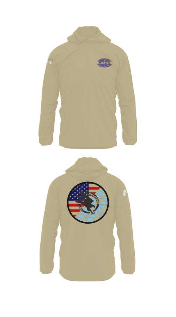 Windbreaker, Falcon Team, JMRC, Army, Teamtime, Team time, sublimation, custom sports apparel, team uniforms, spirit wear, spiritwear, sports uniforms, custom shirts, team store, custom team store, fundraiser sports, apparel fundraiser