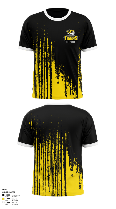 Short Sleeve Performance Shirt, Halls Junior High School, Softball, Teamtime, Team time, sublimation, custom sports apparel, team uniforms, spirit wear, spiritwear, sports uniforms, custom shirts, team store, custom team store, fundraiser sports, apparel fundraiser