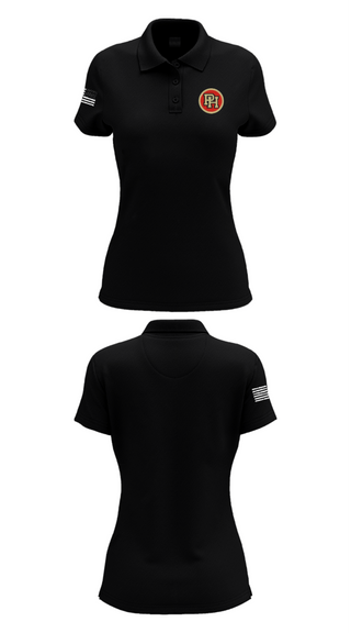 Womens Short Sleeve Performance Polo, Penn Hills High School Cheer, Cheer, Teamtime, Team time, sublimation, custom sports apparel, team uniforms, spirit wear, spiritwear, sports uniforms, custom shirts, team store, custom team store, fundraiser sports, apparel fundraiser