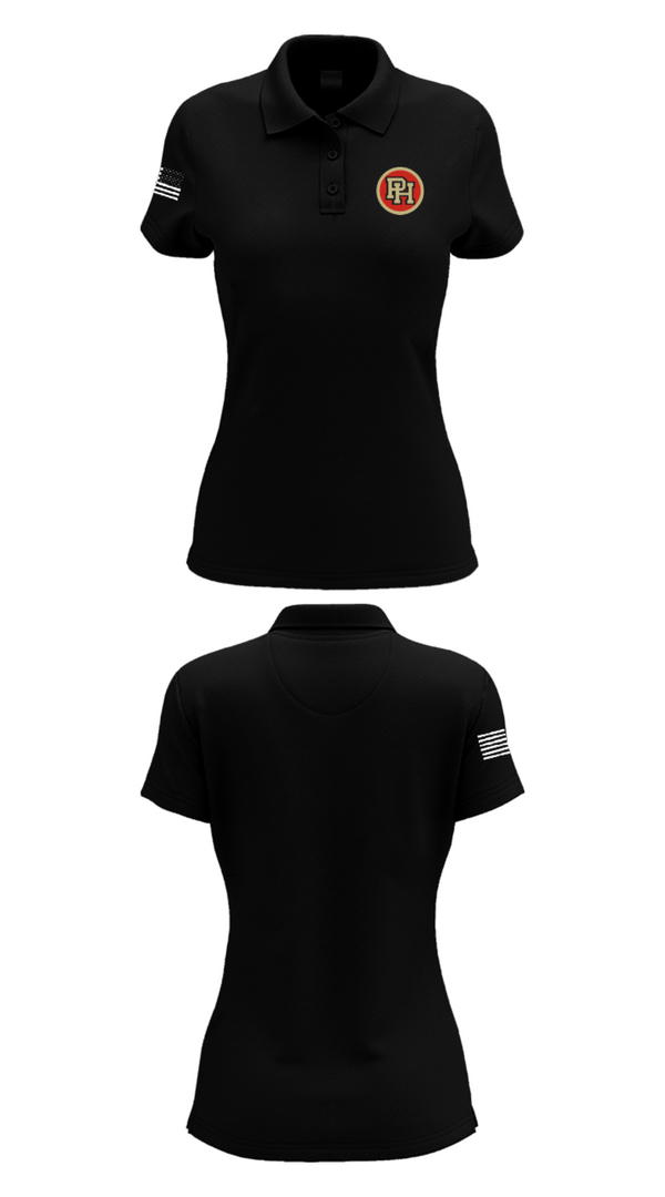 Womens Short Sleeve Performance Polo, Penn Hills High School Cheer, Cheer, Teamtime, Team time, sublimation, custom sports apparel, team uniforms, spirit wear, spiritwear, sports uniforms, custom shirts, team store, custom team store, fundraiser sports, apparel fundraiser