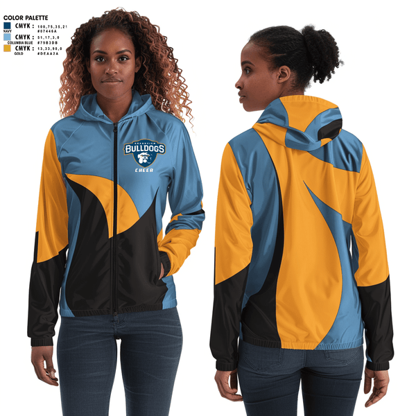Windbreaker, Grandview Middle School Cheer, Cheer, Teamtime, Team time, sublimation, custom sports apparel, team uniforms, spirit wear, spiritwear, sports uniforms, custom shirts, team store, custom team store, fundraiser sports, apparel fundraiser