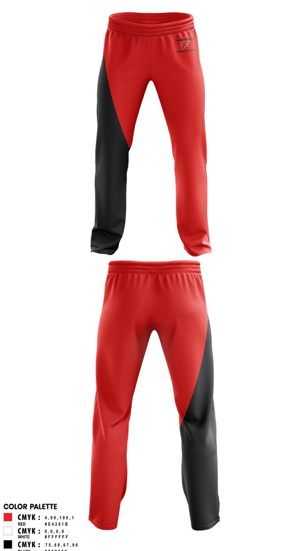 Sweatpants, Fredericksburg Youth Roller Hockey, Ice Hockey, Teamtime, Team time, sublimation, custom sports apparel, team uniforms, spirit wear, spiritwear, sports uniforms, custom shirts, team store, custom team store, fundraiser sports, apparel fundraiser