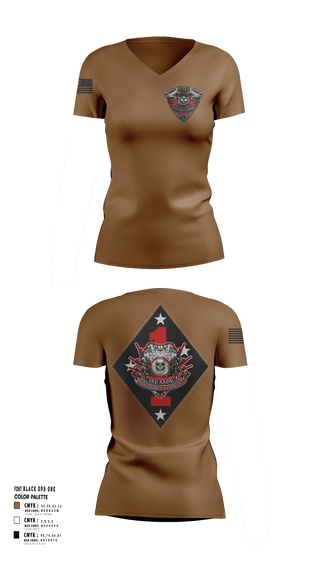Womens Short Sleeve Vneck Shirt, 3rd AABN MTU, Marines, Teamtime, Team time, sublimation, custom sports apparel, team uniforms, spirit wear, spiritwear, sports uniforms, custom shirts, team store, custom team store, fundraiser sports, apparel fundraiser