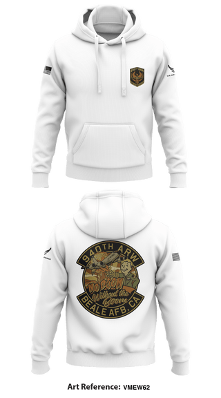 Hoodie, 940 Air Refueling Wing, , Teamtime, Team time, sublimation, custom sports apparel, team uniforms, spirit wear, spiritwear, sports uniforms, custom shirts, team store, custom team store, fundraiser sports, apparel fundraiser