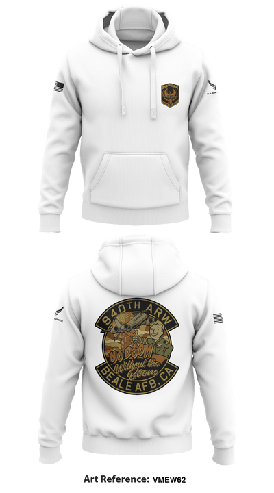 940 Air Refueling Wing 53360157 Hoodie - 100