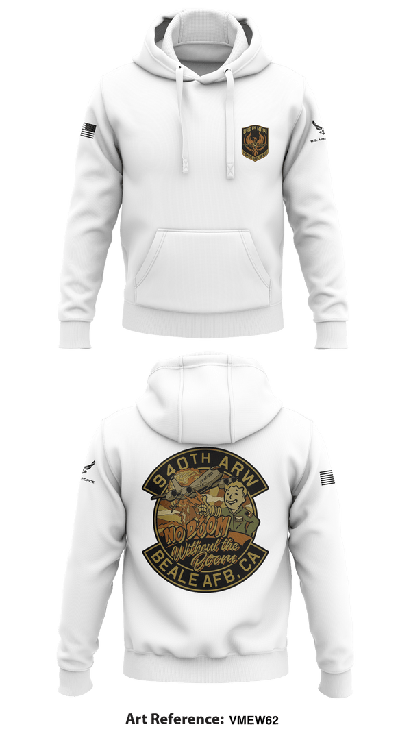 Hoodie, 940 Air Refueling Wing, , Teamtime, Team time, sublimation, custom sports apparel, team uniforms, spirit wear, spiritwear, sports uniforms, custom shirts, team store, custom team store, fundraiser sports, apparel fundraiser