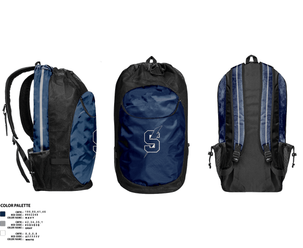 Gear Bag, Sandusky High School Basketball, Men's Basketball, Teamtime, Team time, sublimation, custom sports apparel, team uniforms, spirit wear, spiritwear, sports uniforms, custom shirts, team store, custom team store, fundraiser sports, apparel fundraiser