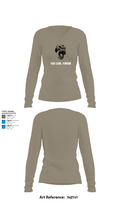 USS CARL VINSON 40544561 Women's Long Sleeve V-neck Shirt -1 59