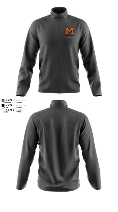 Girls Tennis McDonogh School 72297227 Fleece Jacket - 2