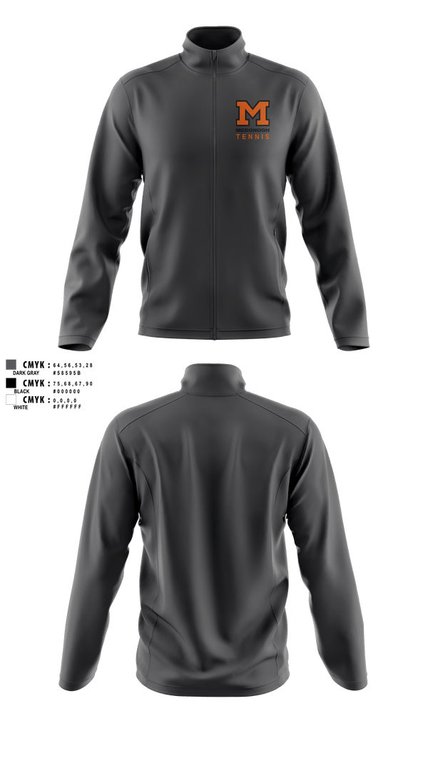 Fleece Jacket, Girls Tennis McDonogh School, Tennis, Teamtime, Team time, sublimation, custom sports apparel, team uniforms, spirit wear, spiritwear, sports uniforms, custom shirts, team store, custom team store, fundraiser sports, apparel fundraiser