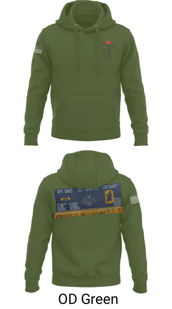 Hoodie, 323 chem maint, Army, Teamtime, Team time, sublimation, custom sports apparel, team uniforms, spirit wear, spiritwear, sports uniforms, custom shirts, team store, custom team store, fundraiser sports, apparel fundraiser