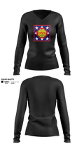 DYS Women's Long Sleeve V-neck Shirt - 4