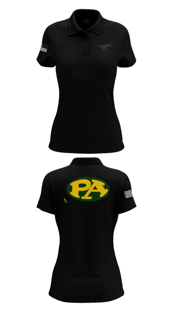 Womens Short Sleeve Performance Polo, Pillow Academy (Middle School) Cheer, Cheer, Teamtime, Team time, sublimation, custom sports apparel, team uniforms, spirit wear, spiritwear, sports uniforms, custom shirts, team store, custom team store, fundraiser sports, apparel fundraiser