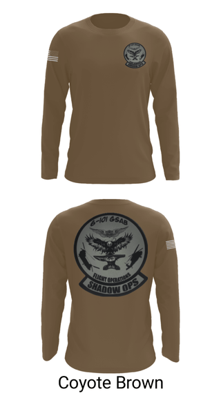 Long Sleeve Performance Shirt, Iron Eagle Shadow Ops, Army, Teamtime, Team time, sublimation, custom sports apparel, team uniforms, spirit wear, spiritwear, sports uniforms, custom shirts, team store, custom team store, fundraiser sports, apparel fundraiser
