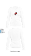 Devils 6525304 Women's Long Sleeve V-neck Shirt - 15
