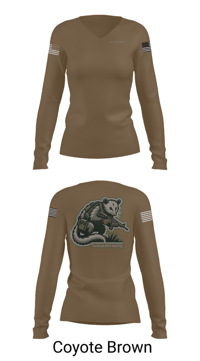 TactiCuhRGV.com 64452047 Women's Long Sleeve V-neck Shirt -1 16