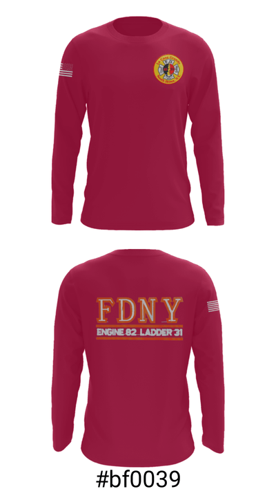 LA CASA GRANDE E82 and L31 67299728 Long Sleeve Performance Shirt - 4