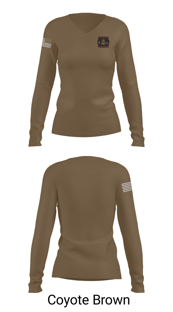 Women's Long Sleeve Vneck Shirt, 24-922, Army, Teamtime, Team time, sublimation, custom sports apparel, team uniforms, spirit wear, spiritwear, sports uniforms, custom shirts, team store, custom team store, fundraiser sports, apparel fundraiser