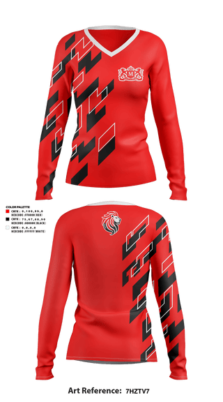 Womens Long Sleeve Vneck Shirt, Monarchs, Women's Soccer, Teamtime, Team time, sublimation, custom sports apparel, team uniforms, spirit wear, spiritwear, sports uniforms, custom shirts, team store, custom team store, fundraiser sports, apparel fundraiser