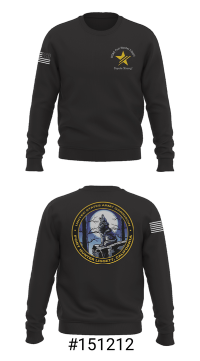 USAG Fort Hunter Liggett 63264859 Crew Neck Sweatshirt - 2
