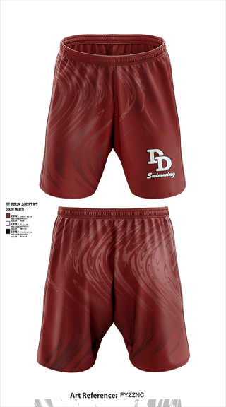 Athletic Shorts With Pockets, David Douglas High School Swimming, Swimming, Teamtime, Team time, sublimation, custom sports apparel, team uniforms, spirit wear, spiritwear, sports uniforms, custom shirts, team store, custom team store, fundraiser sports, apparel fundraiser