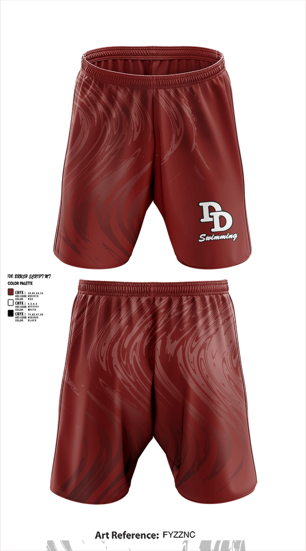 Athletic Shorts With Pockets, David Douglas High School Swimming, Swimming, Teamtime, Team time, sublimation, custom sports apparel, team uniforms, spirit wear, spiritwear, sports uniforms, custom shirts, team store, custom team store, fundraiser sports, apparel fundraiser