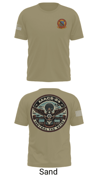 MACS 24 ATC Detachment A 44411642 Short Sleeve Performance Shirt - 96