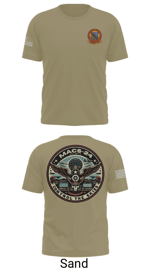 Short Sleeve Performance Shirt, MACS 24 ATC Detachment A, Marines, Teamtime, Team time, sublimation, custom sports apparel, team uniforms, spirit wear, spiritwear, sports uniforms, custom shirts, team store, custom team store, fundraiser sports, apparel fundraiser
