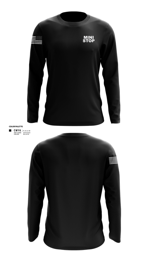 Long Sleeve Performance Shirt, Mini stop, , Teamtime, Team time, sublimation, custom sports apparel, team uniforms, spirit wear, spiritwear, sports uniforms, custom shirts, team store, custom team store, fundraiser sports, apparel fundraiser