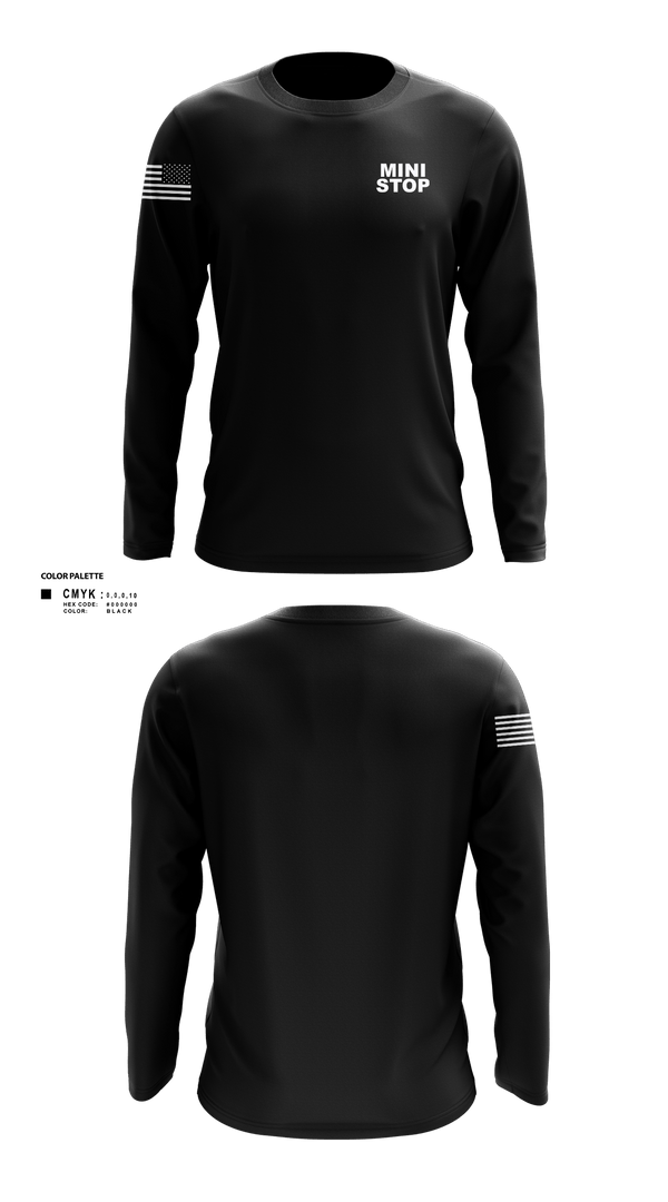 Long Sleeve Performance Shirt, Mini stop, , Teamtime, Team time, sublimation, custom sports apparel, team uniforms, spirit wear, spiritwear, sports uniforms, custom shirts, team store, custom team store, fundraiser sports, apparel fundraiser