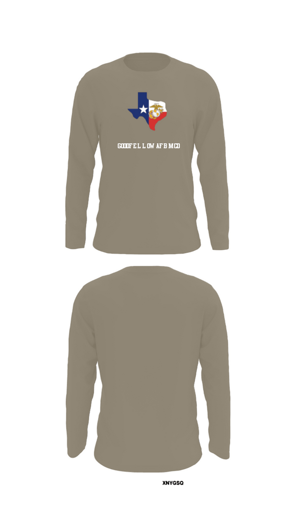 Long Sleeve Performance Shirt, Goodfellow AFB MCD, Marines, Teamtime, Team time, sublimation, custom sports apparel, team uniforms, spirit wear, spiritwear, sports uniforms, custom shirts, team store, custom team store, fundraiser sports, apparel fundraiser