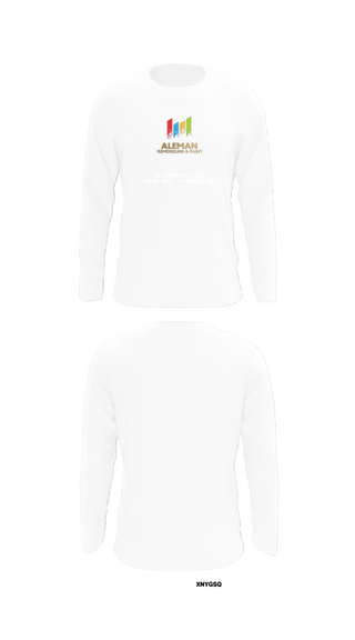 Long Sleeve Performance Shirt, ALEMAN PROPERTY MAINTENANCE & REMODELING, , Teamtime, Team time, sublimation, custom sports apparel, team uniforms, spirit wear, spiritwear, sports uniforms, custom shirts, team store, custom team store, fundraiser sports, apparel fundraiser
