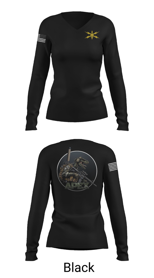 Womens Long Sleeve Vneck Shirt, 11th CYB, , Teamtime, Team time, sublimation, custom sports apparel, team uniforms, spirit wear, spiritwear, sports uniforms, custom shirts, team store, custom team store, fundraiser sports, apparel fundraiser