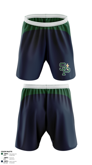 Athletic Shorts With Pockets, St Patrick Irish, Bowling, Teamtime, Team time, sublimation, custom sports apparel, team uniforms, spirit wear, spiritwear, sports uniforms, custom shirts, team store, custom team store, fundraiser sports, apparel fundraiser