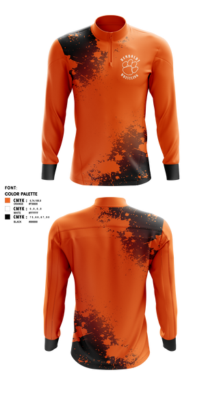Quarter Zip Jacket, Humboldt Kids Wrestling, Wrestling, Teamtime, Team time, sublimation, custom sports apparel, team uniforms, spirit wear, spiritwear, sports uniforms, custom shirts, team store, custom team store, fundraiser sports, apparel fundraiser