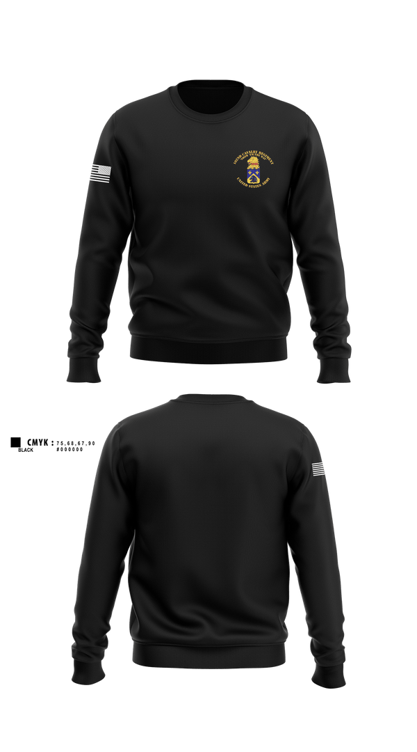 Crew Neck Sweatshirt, HHT 102 CAV, , Teamtime, Team time, sublimation, custom sports apparel, team uniforms, spirit wear, spiritwear, sports uniforms, custom shirts, team store, custom team store, fundraiser sports, apparel fundraiser