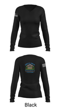 Deck Dr’s Decks and Fences 2773832 Women's Long Sleeve V-neck Shirt - 35
